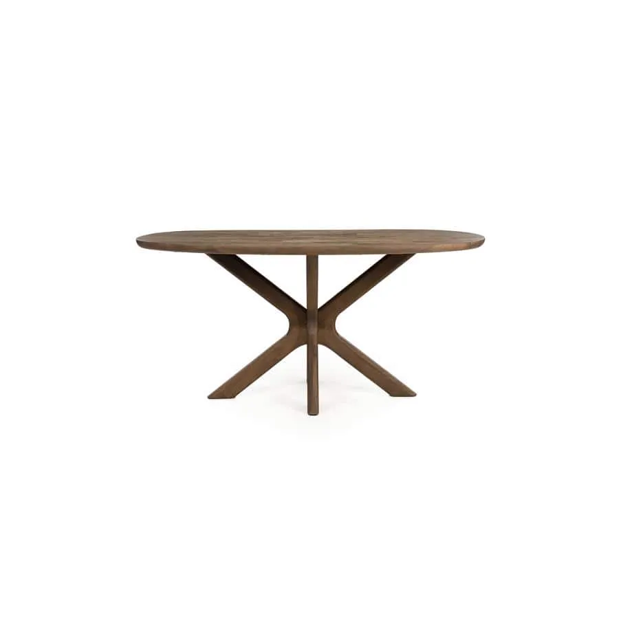 Eettafel Tycho 160x110 cm - lichtbruin