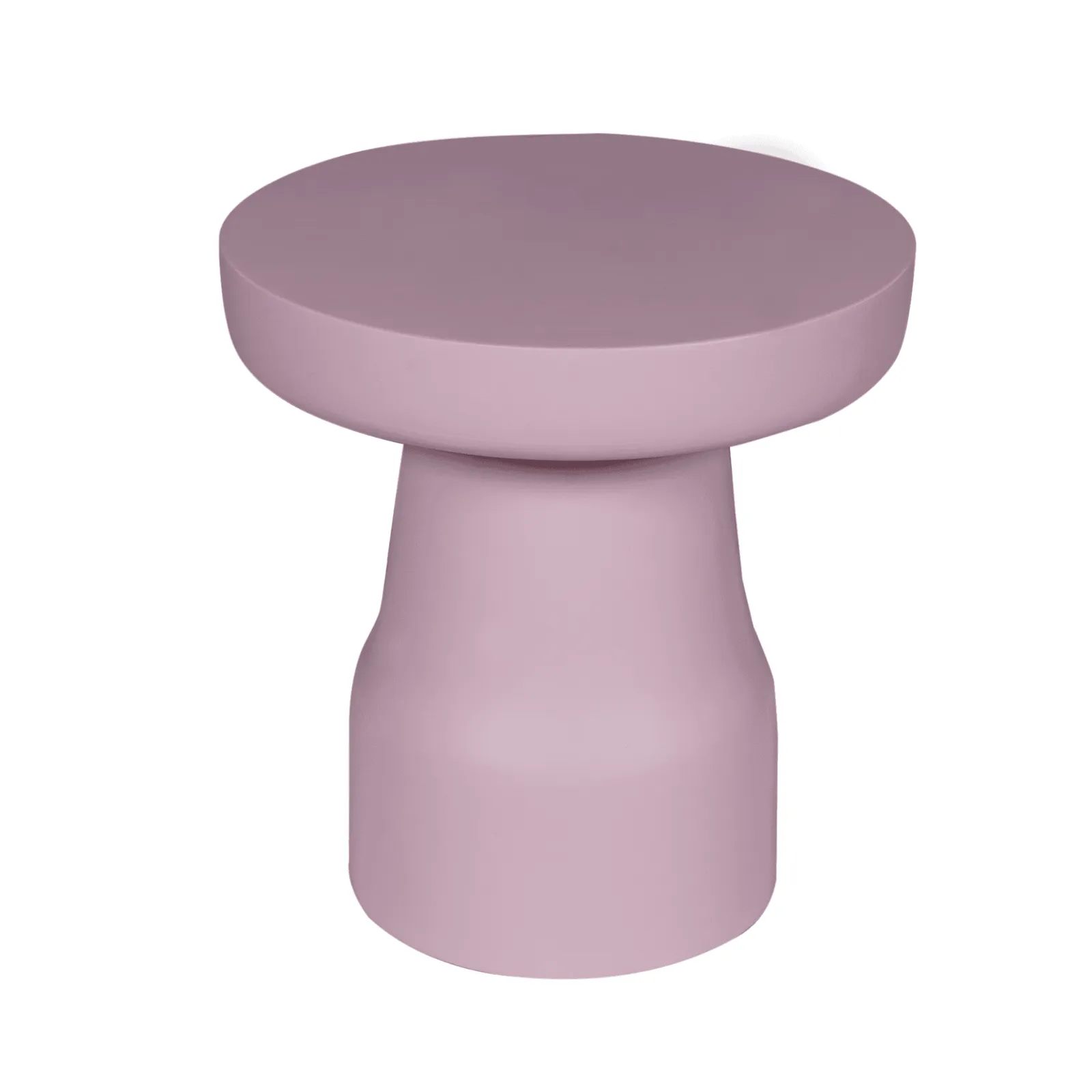 Bijzettafel Drum Roze Mangohout 40 cm