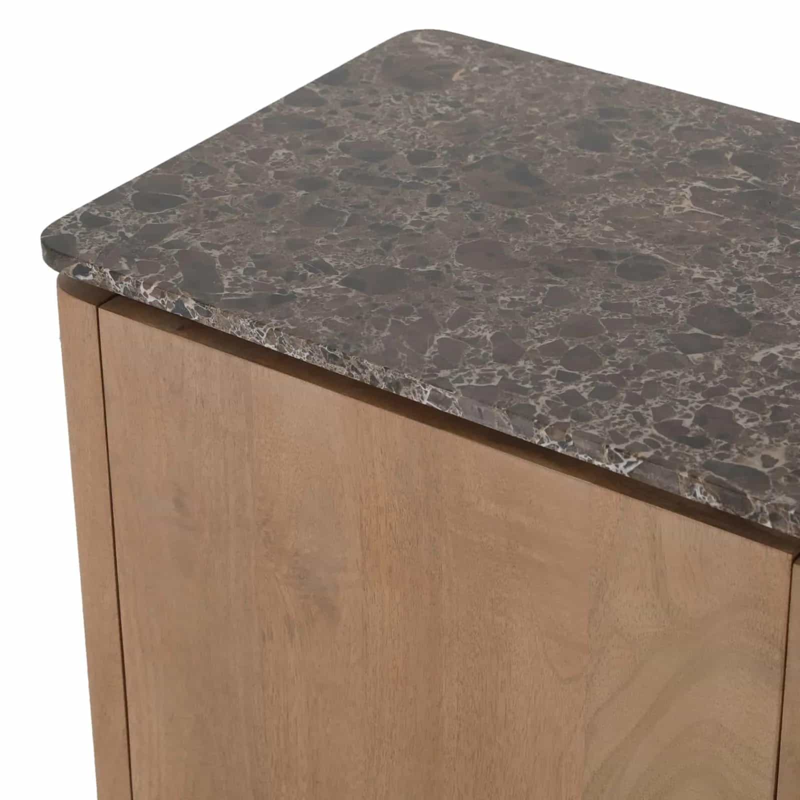 Bovenblad Dressoir Dallas Bruin Marmer 210 cm