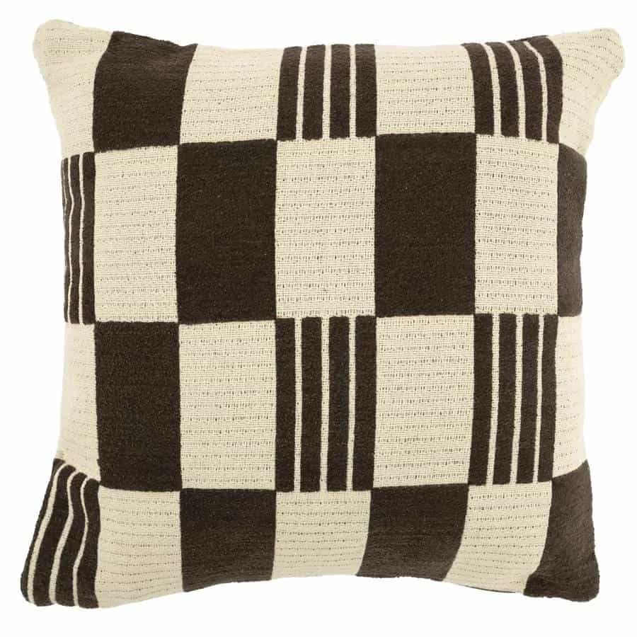 Kussen Twist 45x45 cm - bruin