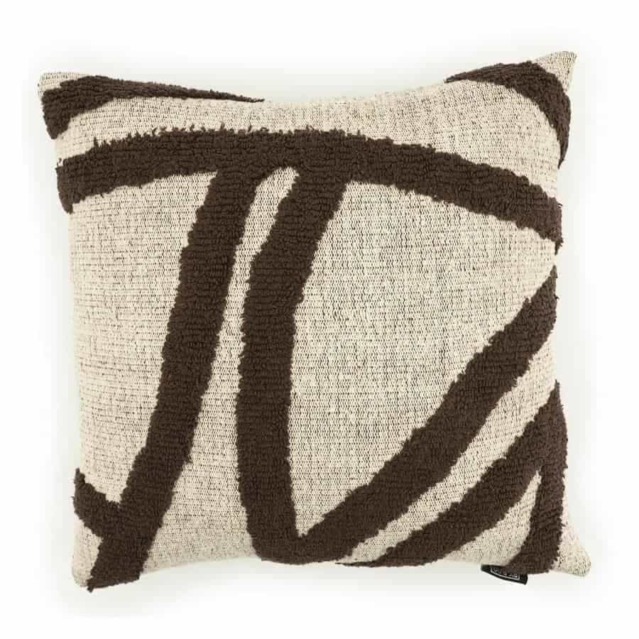 Kussen Majani - dark brown