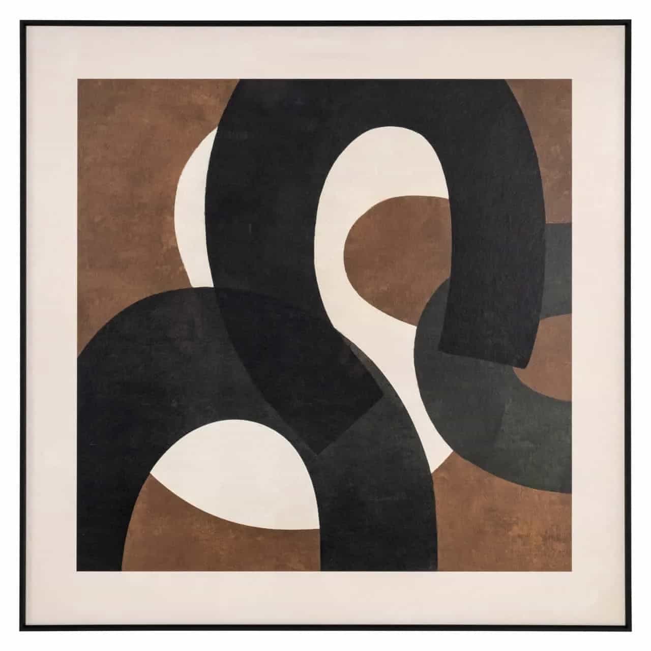 Wall art Euphoria brown left