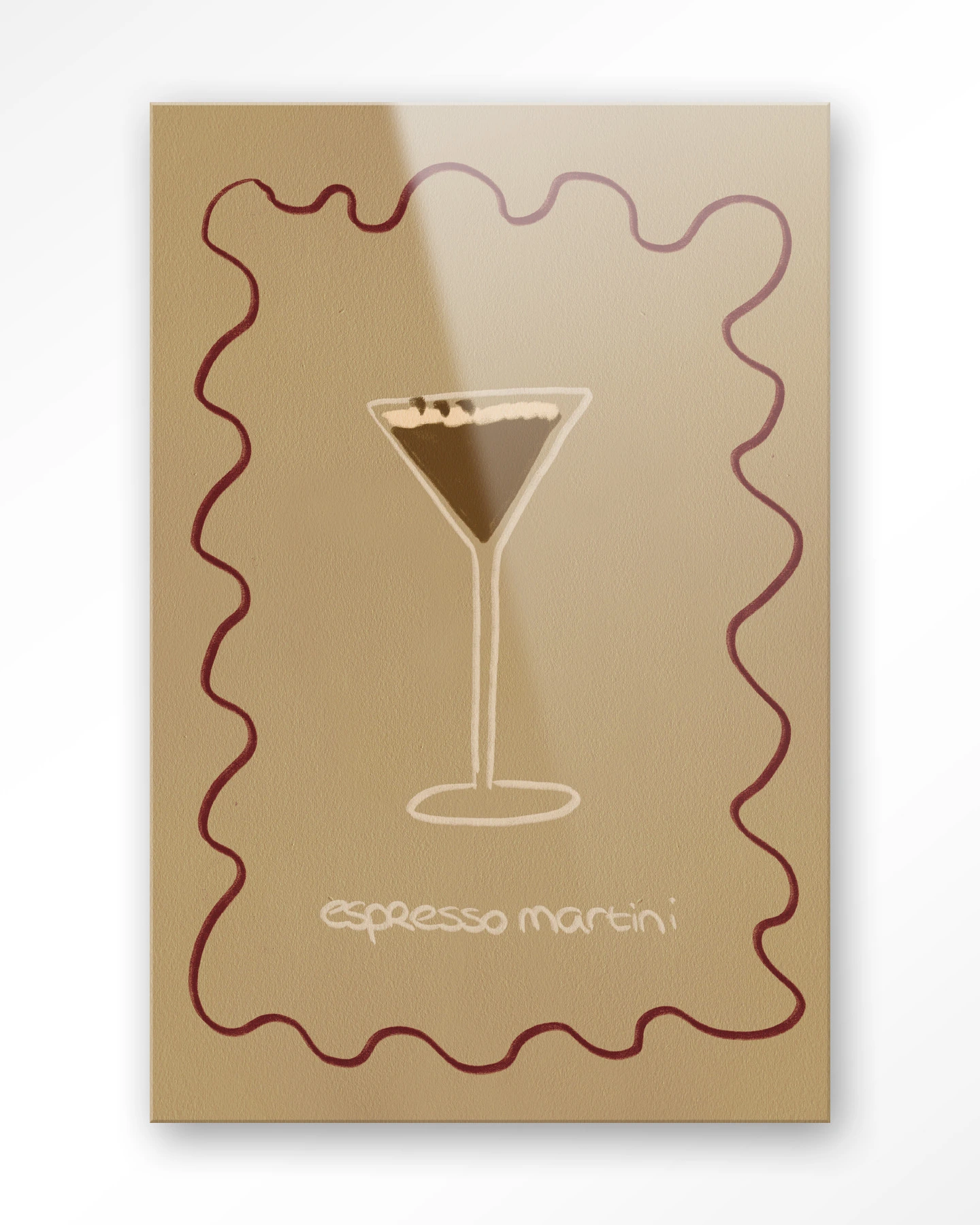Wandkleed Esma - Urban Cotton als Glas