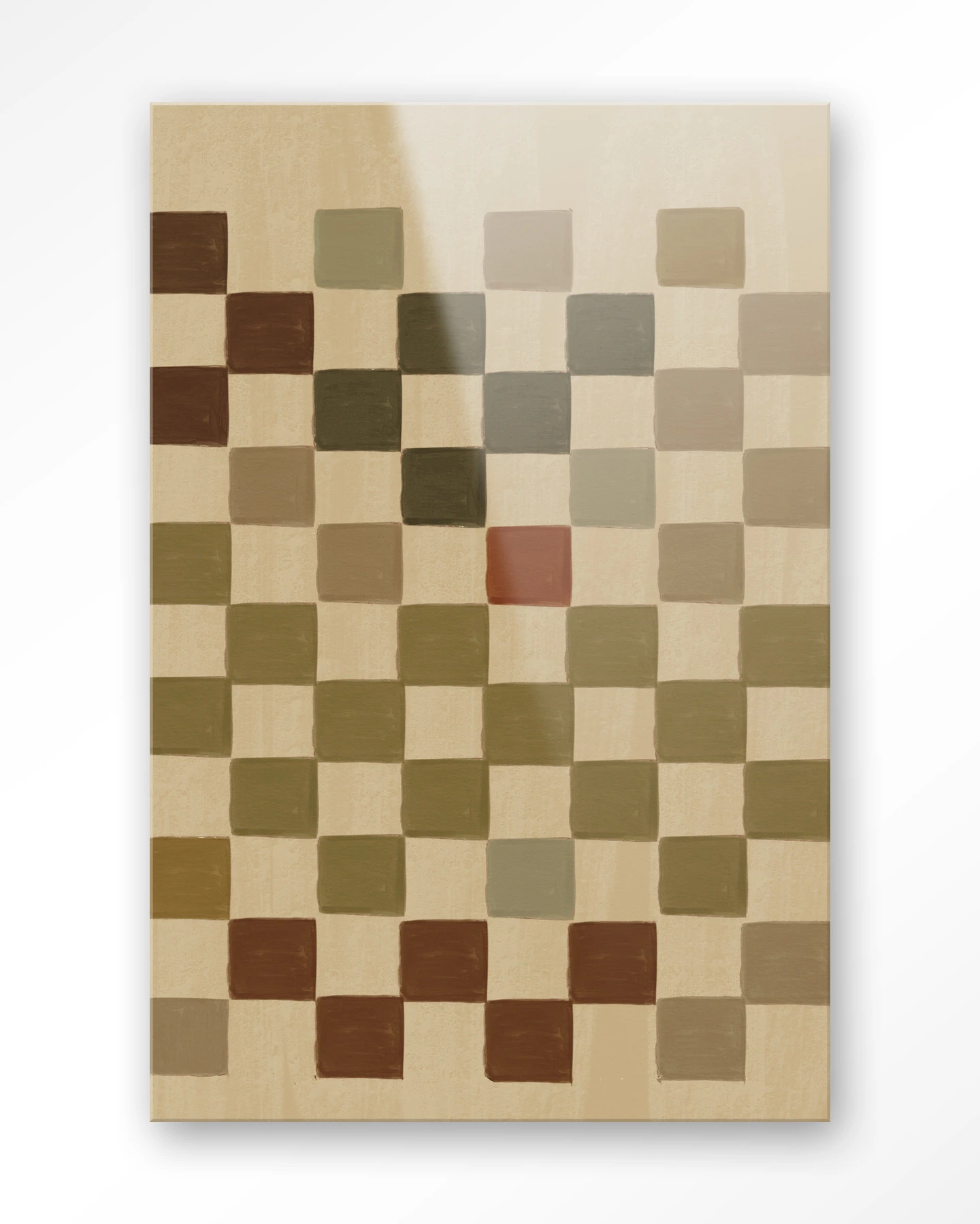 Wandkleed Cuba - Urban Cotton als Glas