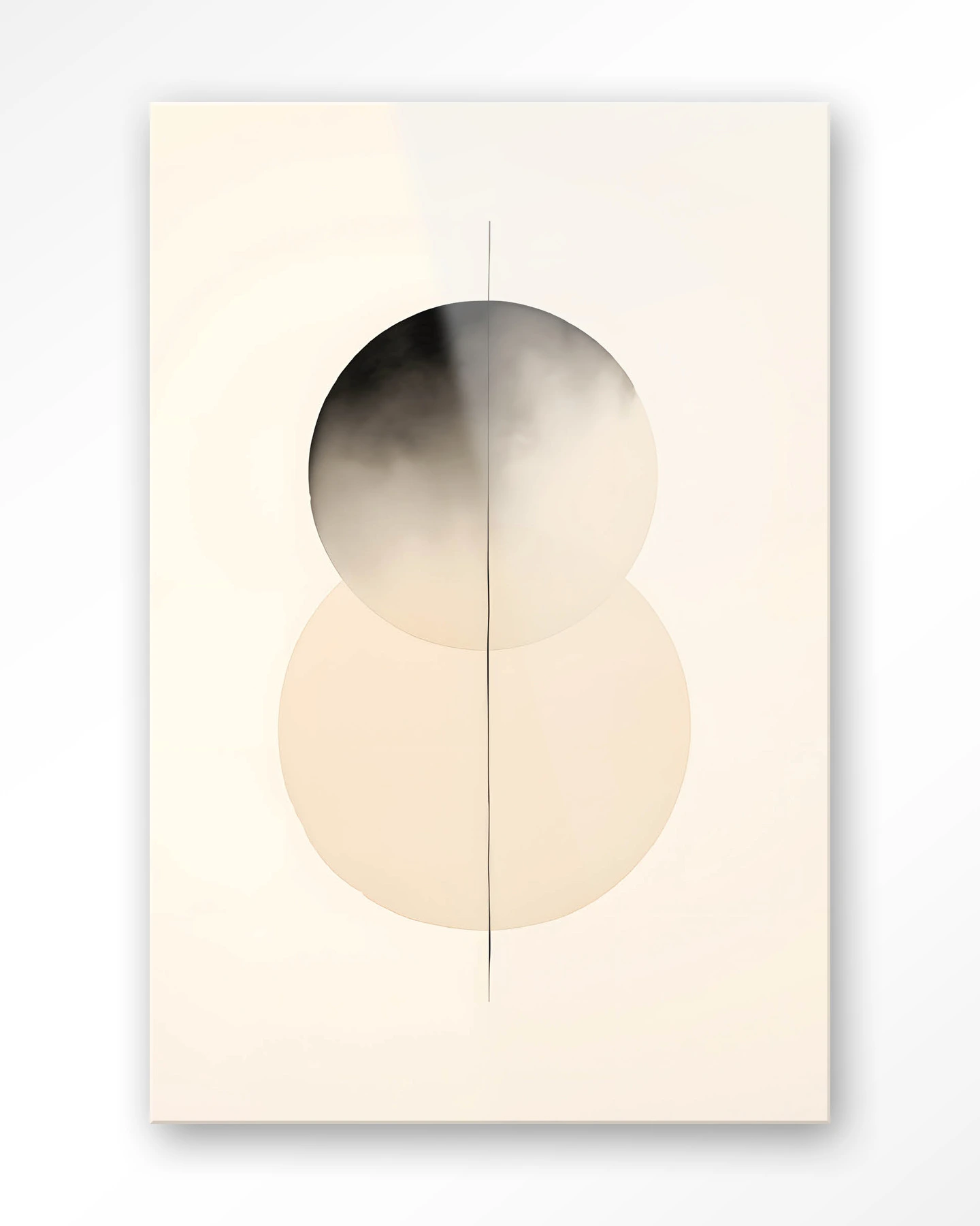 Wandkleed Kobe - Urban Cotton als Glas