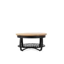 Salontafel Rond Metaal &amp; Metalen Rek 65 - Benoa