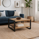 Salontafel Britt met Legplank 80 - Benoa
