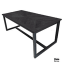 Eettafel Jax Zwart | 180/200/220 cm - Benoa