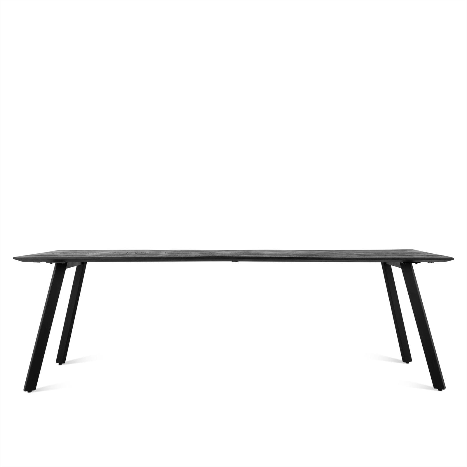 Eettafel Berlin Zwart | 140/160/220 cm - Benoa