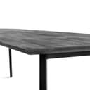 Eettafel Berlin Zwart | 140/160/220 cm - Benoa