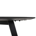 Eettafel Berlin Zwart | 140/160/220 cm - Benoa