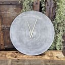 Wandklok Rond Zilver - Benoa