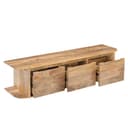 TV kast Jade zwevend Naturel - Benoa