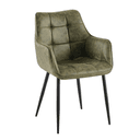 Eetkamerstoel Lucille Arm CEP 04 Army Groen - Benoa