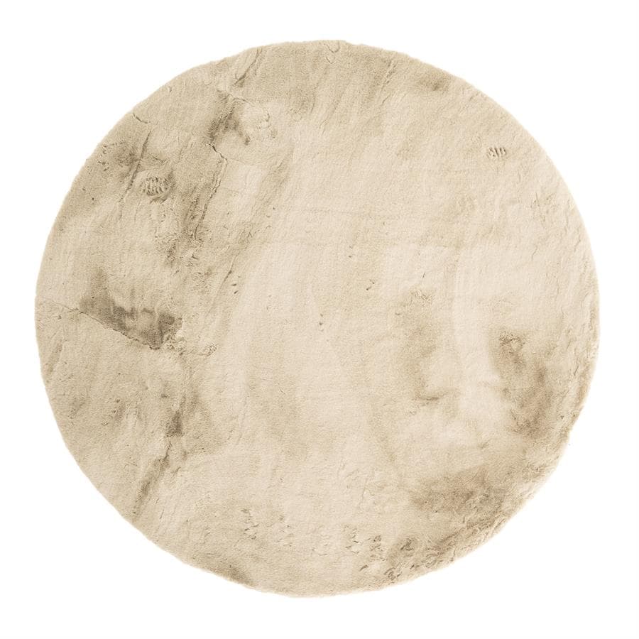 Vloerkleed Zena rond Beige - By-Boo