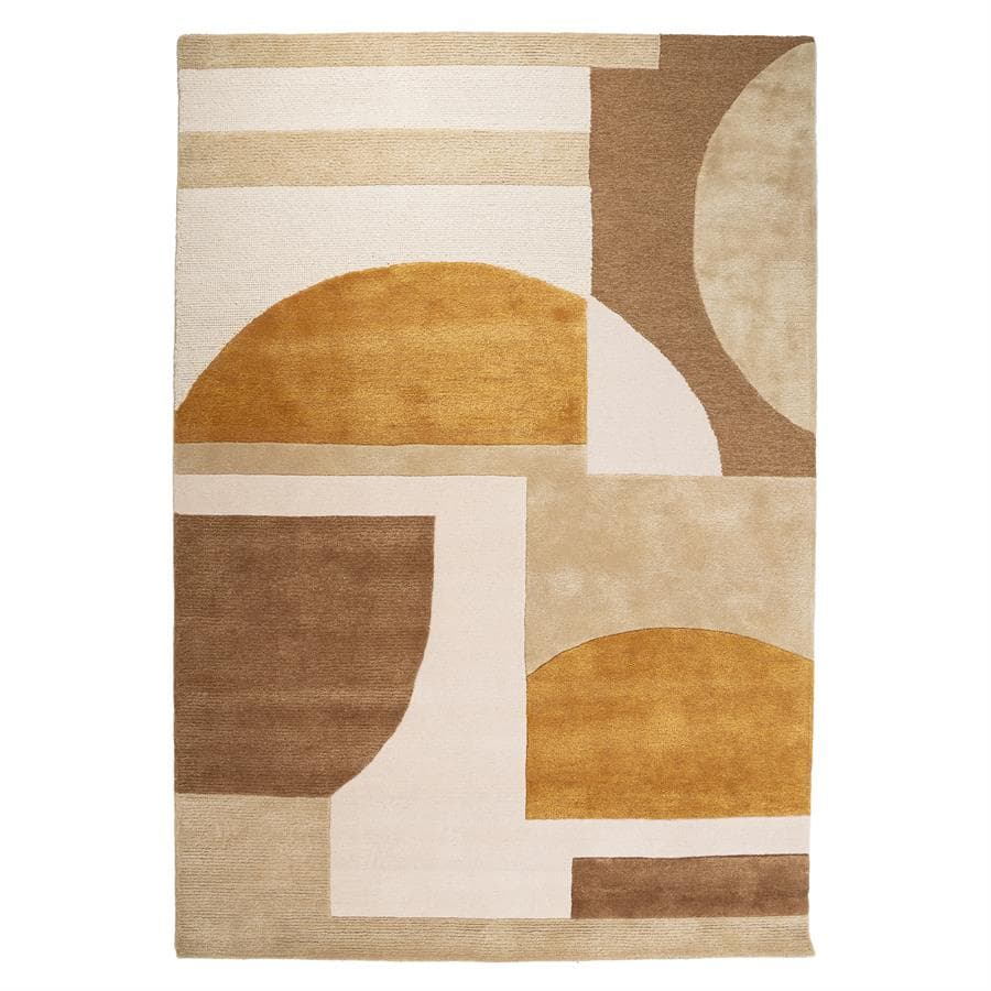 Vloerkleed Kazi 190x290 cm Mosterd - By-Boo