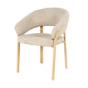 Stoel Sedia met armleuning Naturel - By-Boo