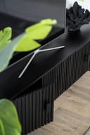 TV meubel Remi 4 drs. zwart Mangohout - Eleonora