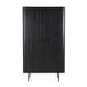 Kabinet Remi 2 drs. zwart Mangohout - Eleonora