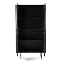 Kabinet Remi 2 drs. zwart Mangohout - Eleonora