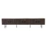 TV meubel Remi 6 drs. bruin Mangohout - Eleonora