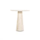 Tafel Aime 70x75 Travertin - Eleonora