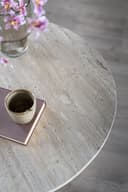 Tafel Aime 70x75 Travertin - Eleonora