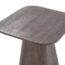 Bijzettafel Aron vierkant 40x40 bruin Mangohout - Eleonora