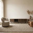 TV meubel Lio 200 cm 3drs. Mangohout - Eleonora