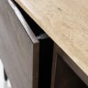 TV meubel Lio 200 cm 3drs. Mangohout - Eleonora