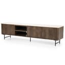 TV meubel Lio 200 cm 3drs. Mangohout - Eleonora