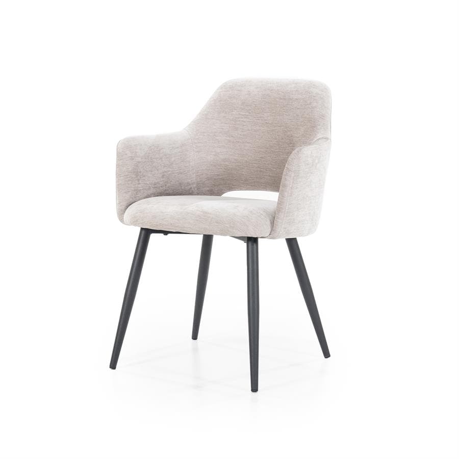 Stoel Esmee met arml. beige Mellow - Eleonora