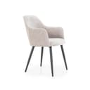 Stoel Esmee met arml. beige Mellow - Eleonora