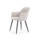 Stoel Esmee met arml. beige Mellow - Eleonora
