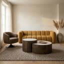 Salontafel set Hazel Mangohout - Eleonora