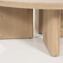 Salontafel Stef small naturel Eikenhout - Eleonora
