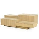 Salontafel Quinten rechthoekig Eiken fineer - Eleonora