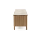 TV meubel Jake 4 drs. bruin Eikenhout - Eleonora