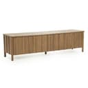 TV meubel Jake 4 drs. bruin Eikenhout - Eleonora