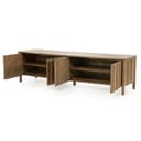 TV meubel Jake 4 drs. bruin Eikenhout - Eleonora