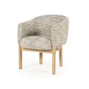 Stoel Micha taupe Nori - Eleonora
