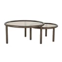 Salontafel set Circo Ijzer en glas - Eleonora