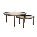 Salontafel set Circo Ijzer en glas - Eleonora