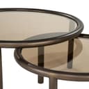 Salontafel set Circo Ijzer en glas - Eleonora