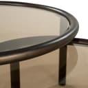 Salontafel set Circo Ijzer en glas - Eleonora
