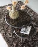 Salontafel set Circo Ijzer en glas - Eleonora