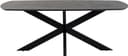 Eetkamertafel deens ovaal 210, Acacia Black - My Sons