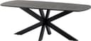 Eetkamertafel deens ovaal 230, Acacia Black - My Sons