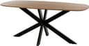 Eetkamertafel deens ovaal 230, Mango Smooth Natural - My Sons