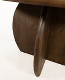 Eetkamertafel Ø130, Mango Brown Walnut, Belly Table Collection - My Sons